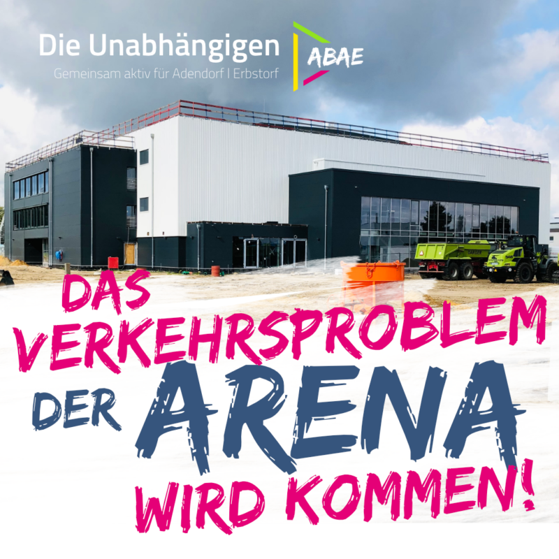 Das Verkehrsproblem der Arena wird kommen!