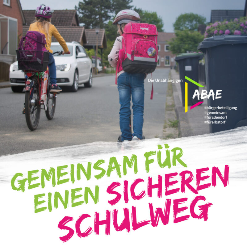 Gemeinsam für einen sicher Schulweg